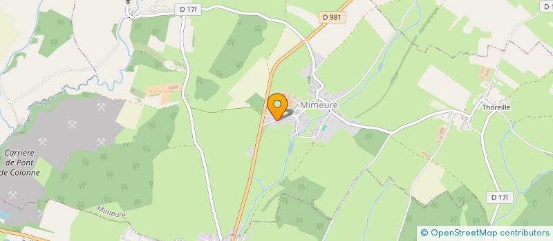 localisation de l'entreprise MONSIEUR DAVID JOLLY  MIMEURE