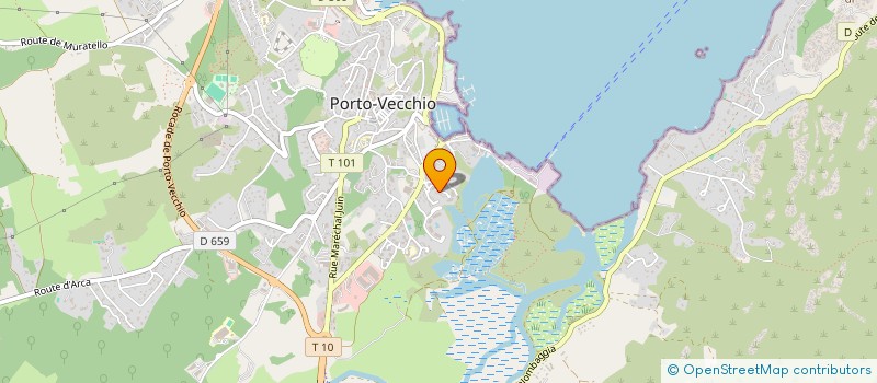 localisation de l'entreprise MONSIEUR DAVID JORAND à PORTO-VECCHIO