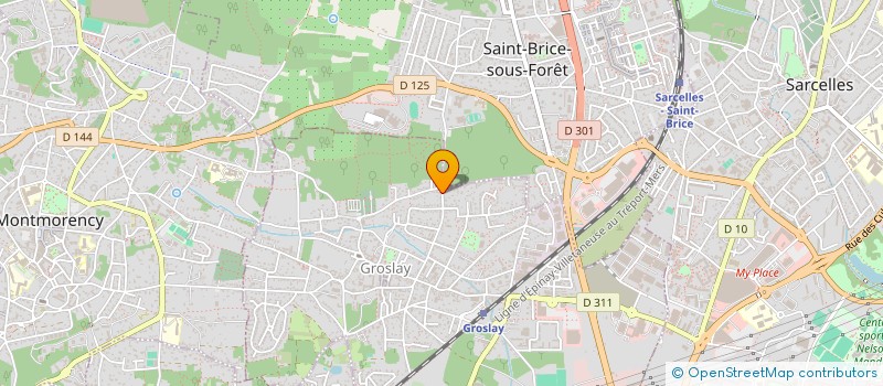 localisation de l'entreprise MONSIEUR DAVID JORGE  GROSLAY