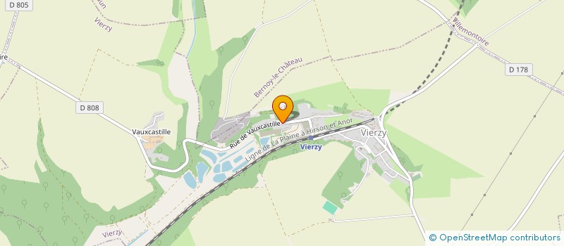 localisation de l'entreprise MONSIEUR DAVID JOSE GONCALVES GABRIEL  VIERZY