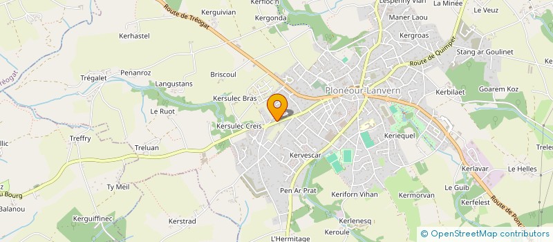 localisation de l'entreprise MONSIEUR DAVID JOSSE à PLONEOUR-LANVERN
