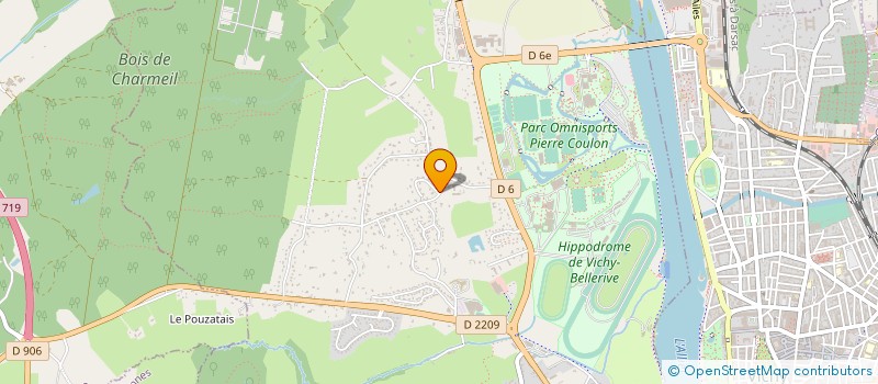 localisation de l'entreprise MONSIEUR DAVID JOUAN  BELLERIVE SUR ALLIER