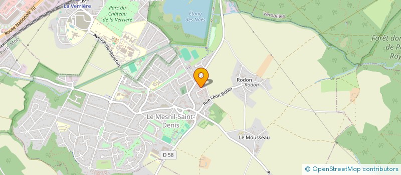 localisation de l'entreprise MONSIEUR DAVID JOUANETAUD  LE MESNIL-SAINT-DENIS