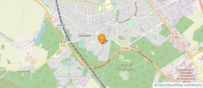 localisation de l'entreprise MONSIEUR DAVID JOUANNEAU  CESSON