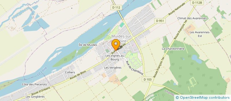 localisation de l'entreprise MONSIEUR DAVID JOUAS  SUEVRES