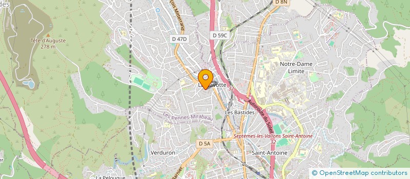 localisation de l'entreprise MONSIEUR DAVID JOUBERT à LES PENNES-MIRABEAU