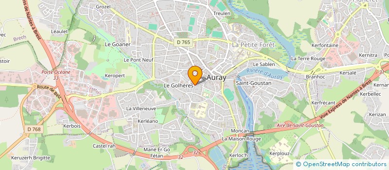 localisation de l'entreprise MONSIEUR DAVID JOUBIN à AURAY