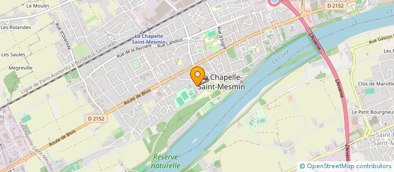 localisation de l'entreprise MONSIEUR DAVID JOULOT  LA CHAPELLE-SAINT-MESMIN