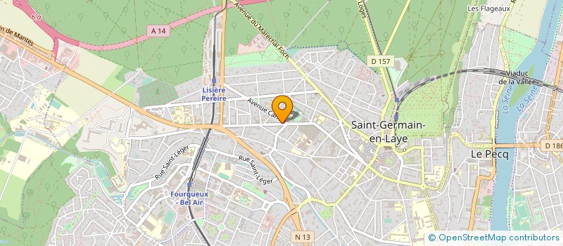 localisation de l'entreprise MONSIEUR DAVID JOUSSAUME  LE PORT-MARLY