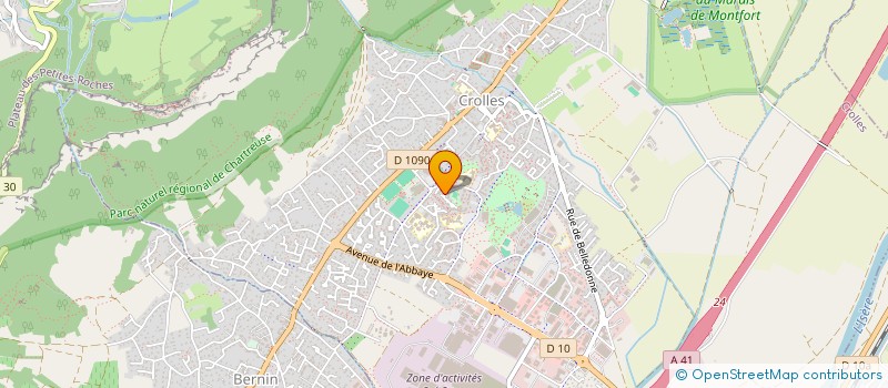 localisation de l'entreprise MONSIEUR DAVID JOUVE  CROLLES