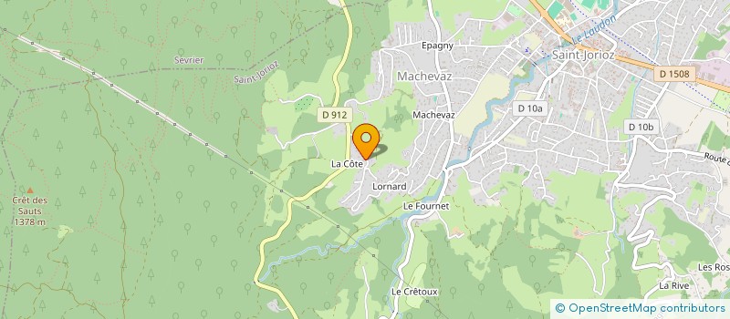 localisation de l'entreprise MONSIEUR DAVID JUDONG  SAINT-JORIOZ