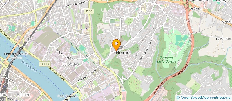 localisation de l'entreprise MONSIEUR DAVID JULIO  FLOIRAC