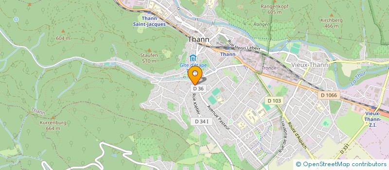 localisation de l'entreprise MONSIEUR DAVID JULLY  THANN