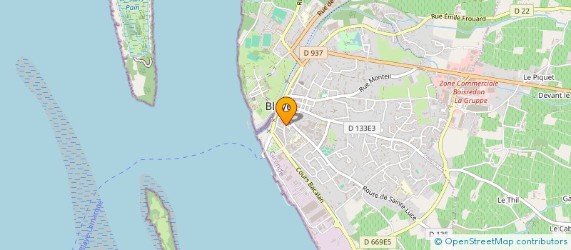 localisation de l'entreprise MONSIEUR DAVID JUMEL à BLAYE