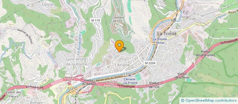 localisation de l'entreprise MONSIEUR DAVID KALI  NICE