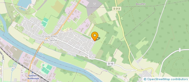 localisation de l'entreprise MONSIEUR DAVID KAMBA  COURCELLES-SUR-SEINE