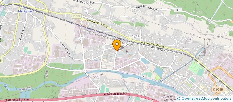 localisation de l'entreprise MONSIEUR DAVID KANDIN à THYEZ