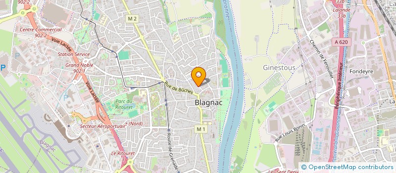 localisation de l'entreprise MONSIEUR DAVID KARELUS  BLAGNAC