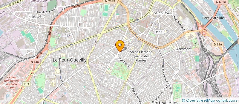 localisation de l'entreprise MONSIEUR DAVID KARSENTY  ROUEN