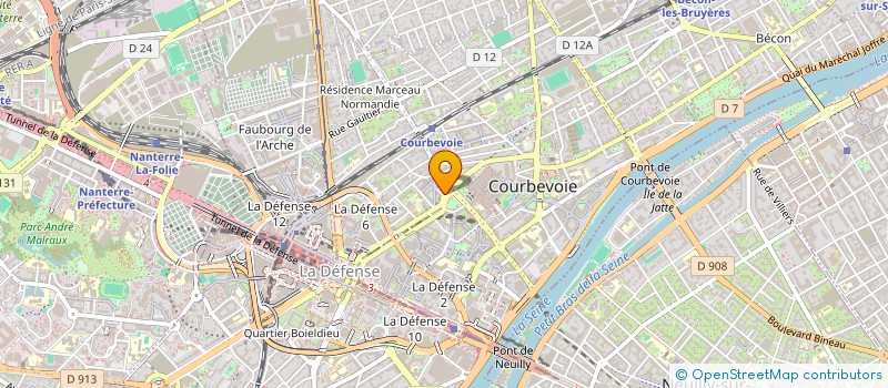 localisation de l'entreprise MONSIEUR DAVID KASSARATE HIE à COURBEVOIE