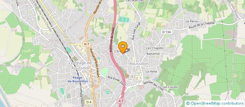 localisation de l'entreprise MONSIEUR DAVID KATHI LUKINGAMA  ROUSSILLON