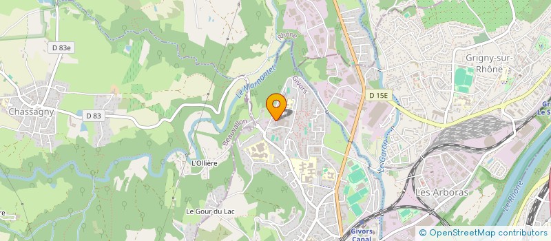 localisation de l'entreprise MONSIEUR DAVID KEALY  GIVORS