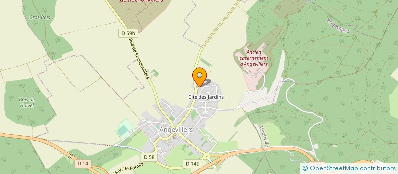 localisation de l'entreprise MONSIEUR DAVID KEMPFER  ANGEVILLERS