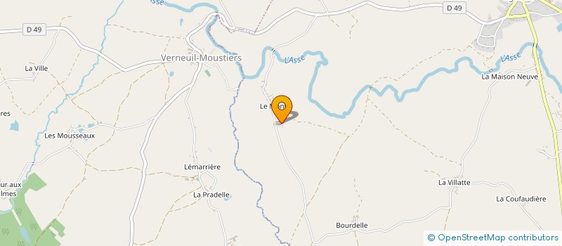 localisation de l'entreprise MONSIEUR DAVID KENT  LUSSAC-LES-EGLISES