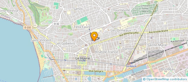 localisation de l'entreprise MONSIEUR DAVID KERDELANT à LE HAVRE