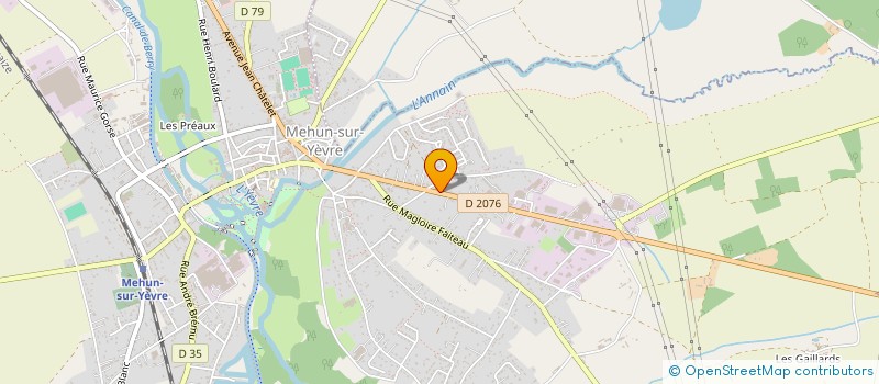 localisation de l'entreprise MONSIEUR DAVID KERESPARS  MEHUN-SUR-YEVRE