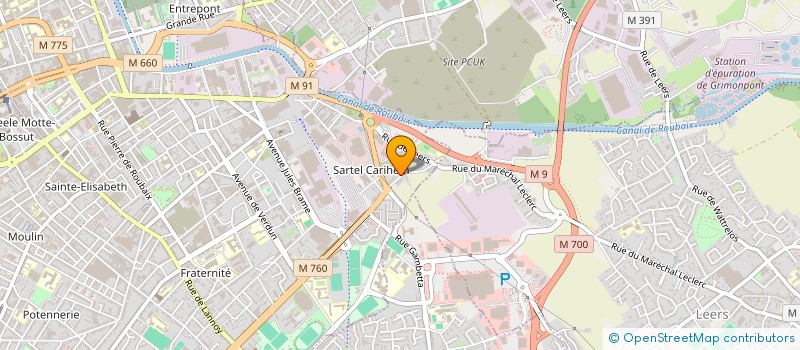 localisation de l'entreprise MONSIEUR DAVID KEUNEBROCK  ROUBAIX