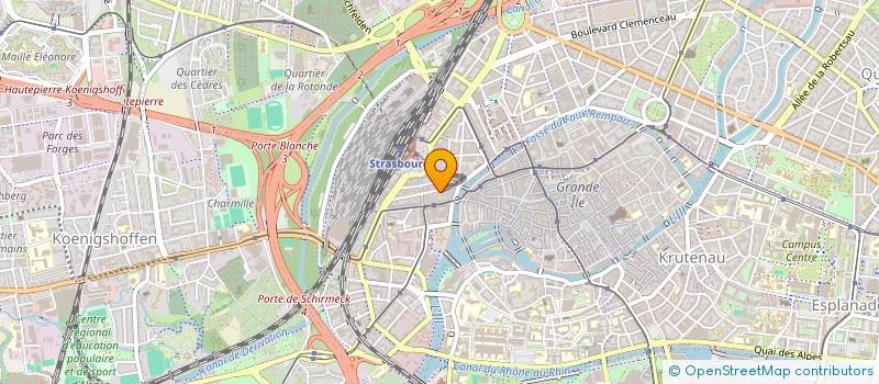 localisation de l'entreprise MONSIEUR DAVID KIEFFER  STRASBOURG