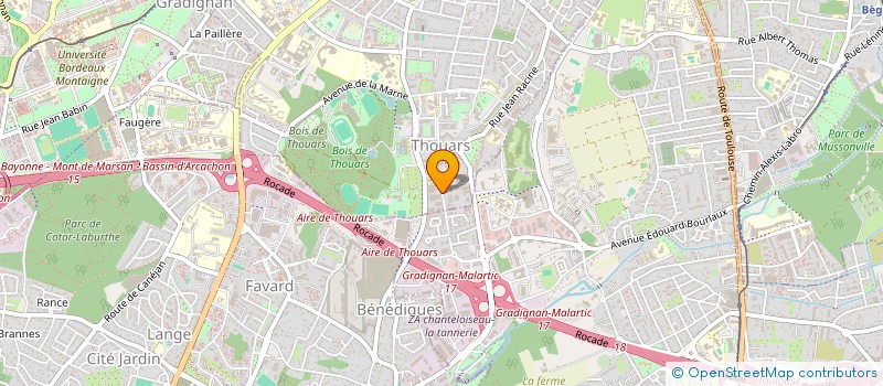 localisation de l'entreprise MONSIEUR DAVID KIRIEVE  TALENCE