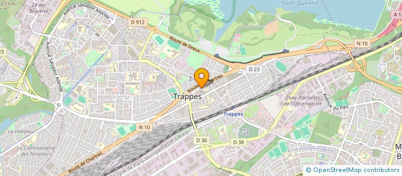 localisation de l'entreprise MONSIEUR DAVID KLEIN à TRAPPES