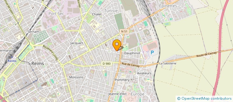 localisation de l'entreprise MONSIEUR DAVID KMIEC  REIMS