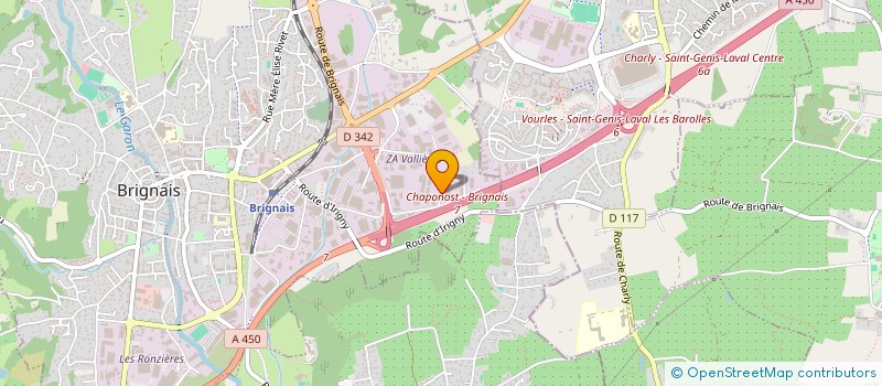 localisation de l'entreprise MONSIEUR DAVID KOCH à BRIGNAIS