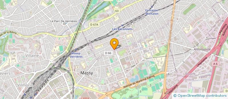 localisation de l'entreprise MONSIEUR DAVID KOKUDUA à ANTONY