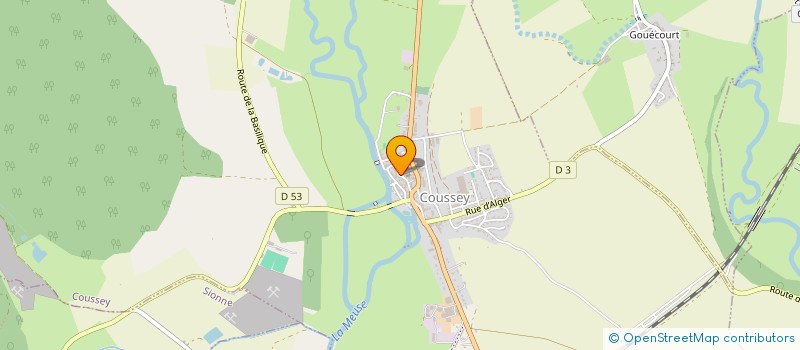 localisation de l'entreprise MONSIEUR DAVID KORSOUM  COUSSEY