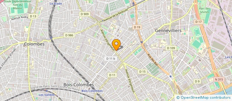 localisation de l'entreprise MONSIEUR DAVID KOUROGHLIAN à ASNIERES-SUR-SEINE