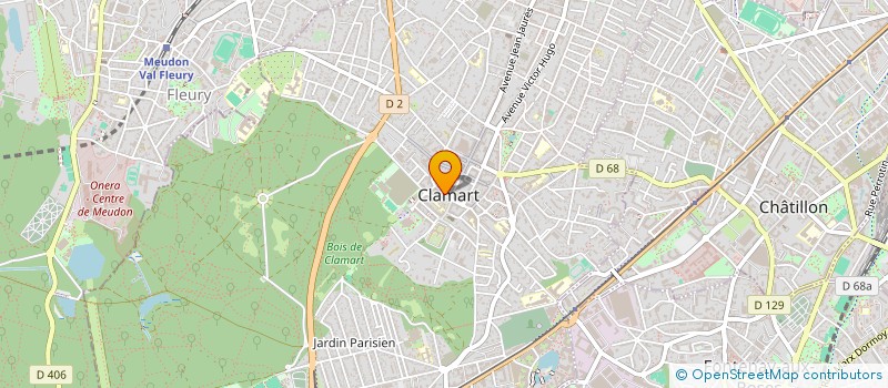 localisation de l'entreprise MONSIEUR DAVID KOUYATE à CLAMART