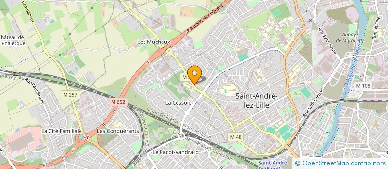 localisation de l'entreprise MONSIEUR DAVID KOZLOWSKI  SAINT-ANDRE-LEZ-LILLE