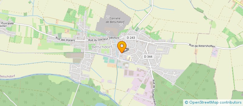 localisation de l'entreprise MONSIEUR DAVID KREMSER  BETSCHDORF