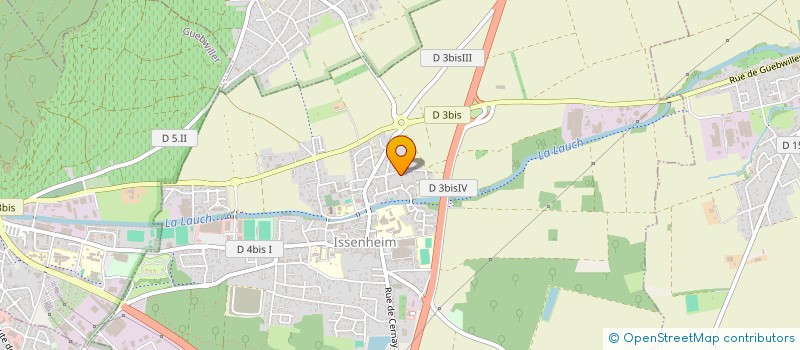 localisation de l'entreprise MONSIEUR DAVID KREUZER  ISSENHEIM