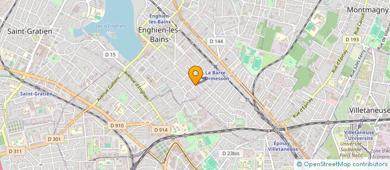 localisation de l'entreprise MONSIEUR DAVID KULIG  ENGHIEN-LES-BAINS