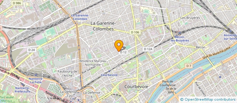localisation de l'entreprise MONSIEUR DAVID KUS à COURBEVOIE