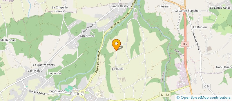 localisation de l'entreprise MONSIEUR DAVID LABBE  PLOURIVO