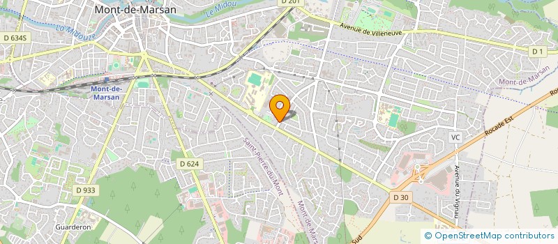 localisation de l'entreprise MONSIEUR DAVID LABBE  MONT-DE-MARSAN