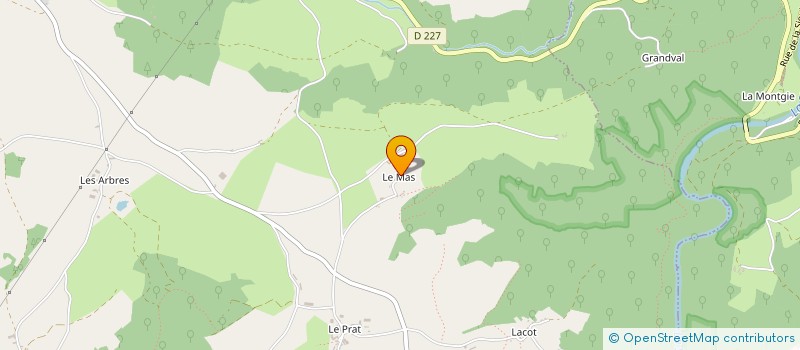 localisation de l'entreprise MONSIEUR DAVID LABONNE  SAINT-GERVAIS-D'AUVERGNE