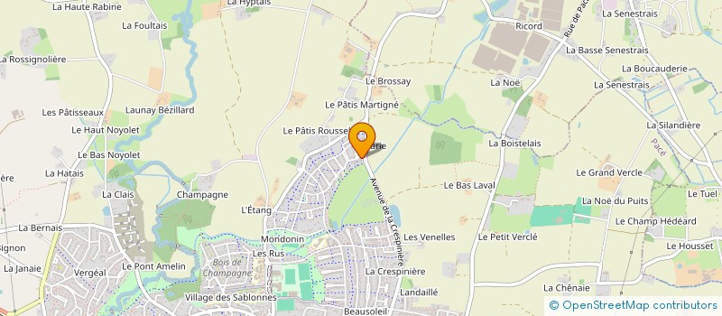 localisation de l'entreprise MONSIEUR DAVID LABORIE à PACE