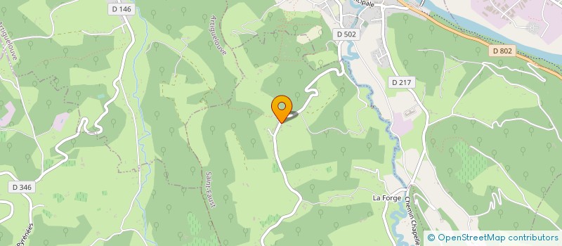 localisation de l'entreprise MONSIEUR DAVID LACAZETTE  SAINT-FAUST